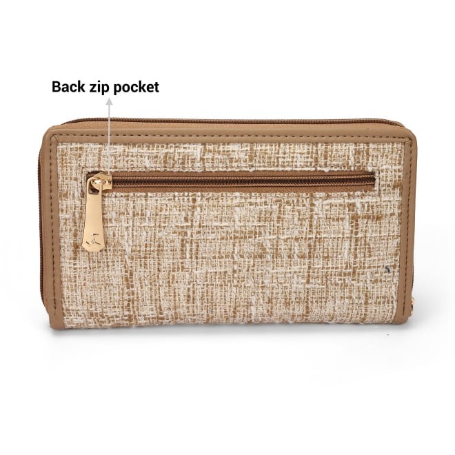 Mochi Women Beige Womens Wallets Zip Around (SKU: 95-169-20-10)