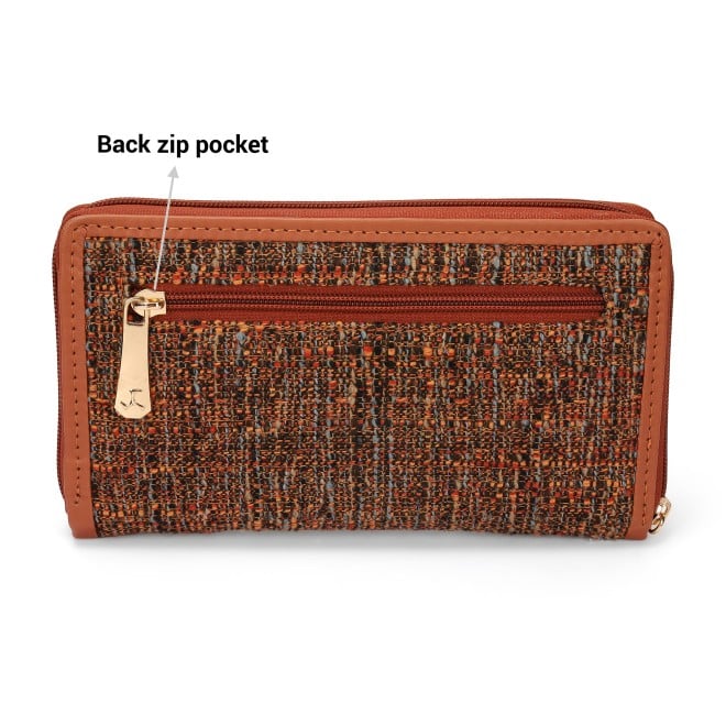 Mochi Women Tan Womens Wallets Zip Around (SKU: 95-169-23-10)