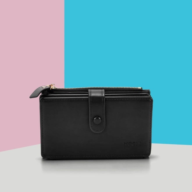 Mochi Women Black Casual Wallet