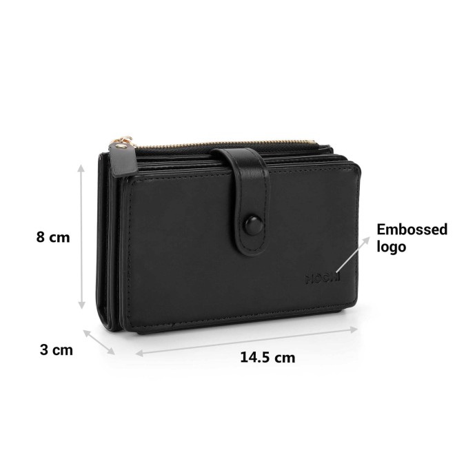Mochi Women Black Casual Wallet (SKU: 95-171-11-10)