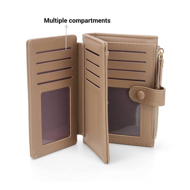 Mochi Women Beige Casual Wallet (SKU: 95-171-20-10)