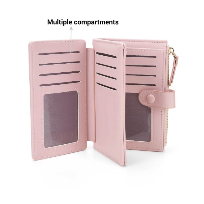 Mochi Women Pink Casual Wallet (SKU: 95-171-24-10)