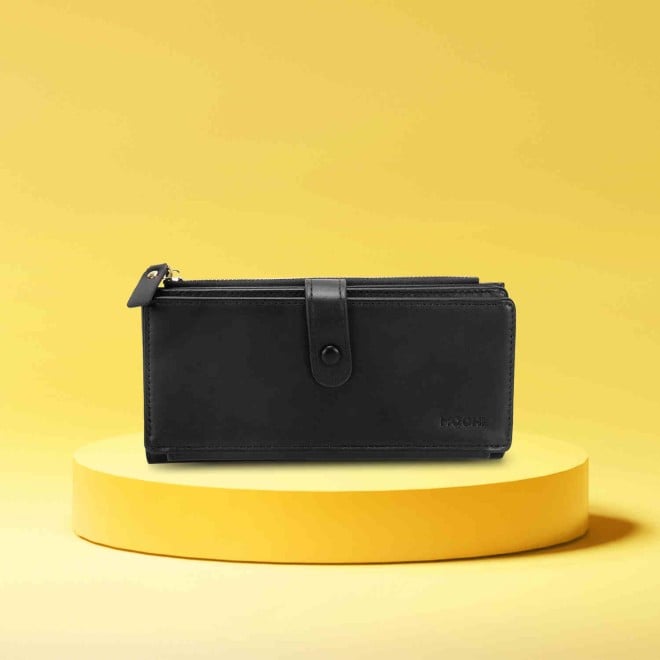Mochi Women Black Casual Wallet