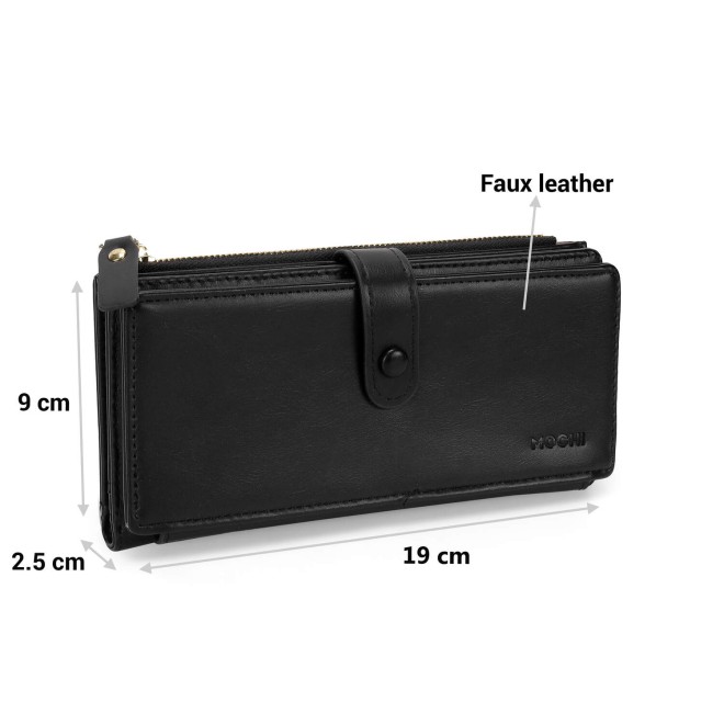 Mochi Women Black Casual Wallet (SKU: 95-172-11-10)