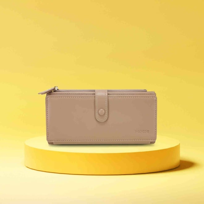 Mochi Women Beige Casual Wallet
