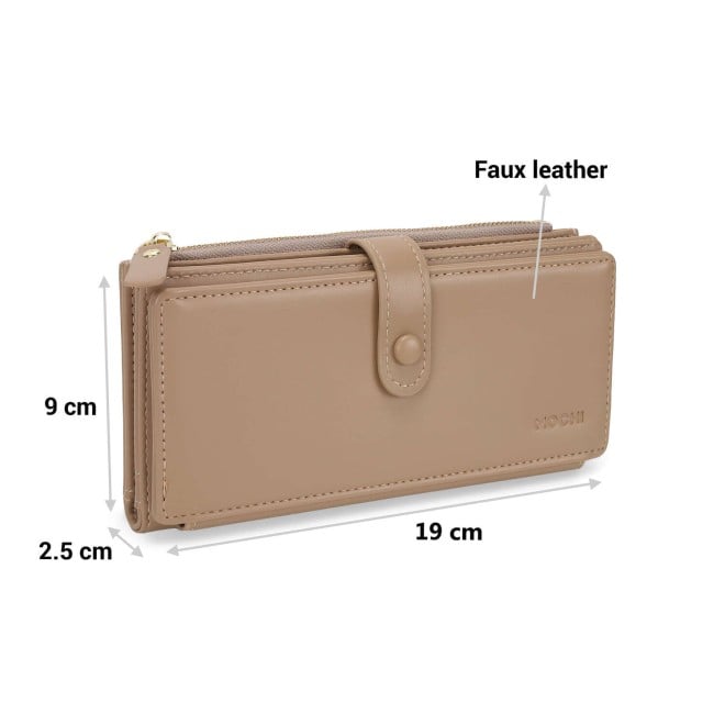 Mochi Women Beige Casual Wallet (SKU: 95-172-20-10)
