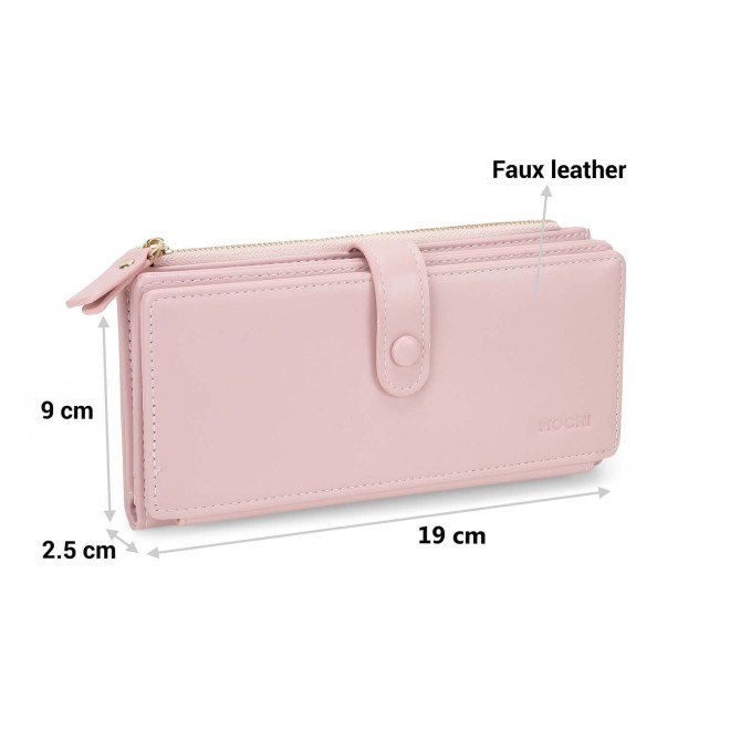 Mochi Women Pink Casual Wallet (SKU: 95-172-24-10)