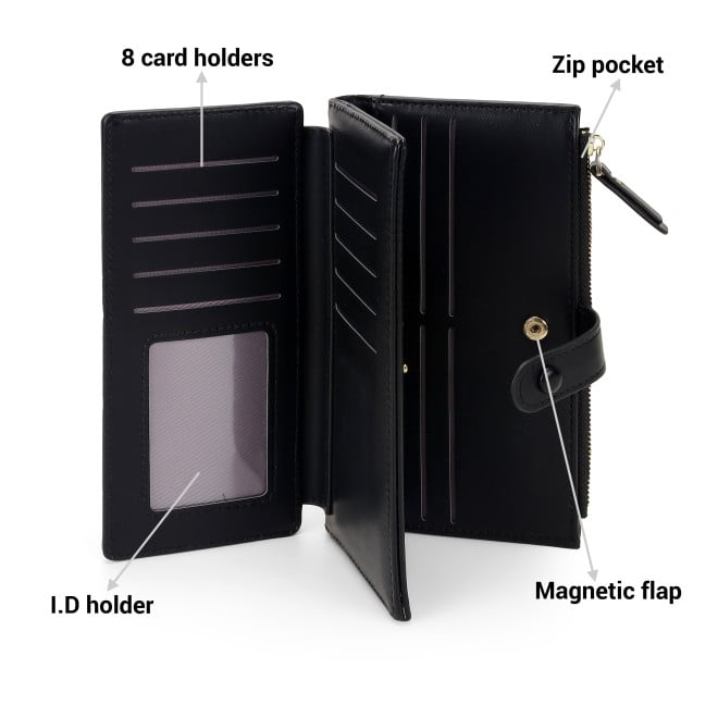 Mochi Women Black Wallet (SKU: 95-172-11-10)