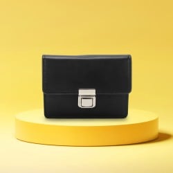 Women Black Wallet