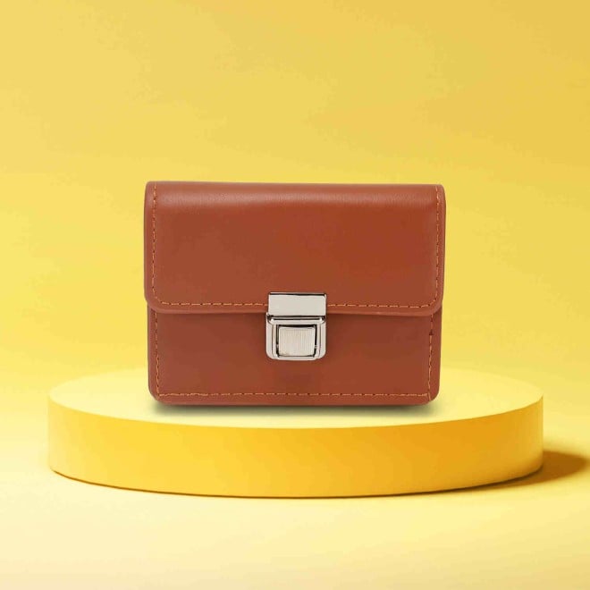 Mochi Women Tan Casual Wallet