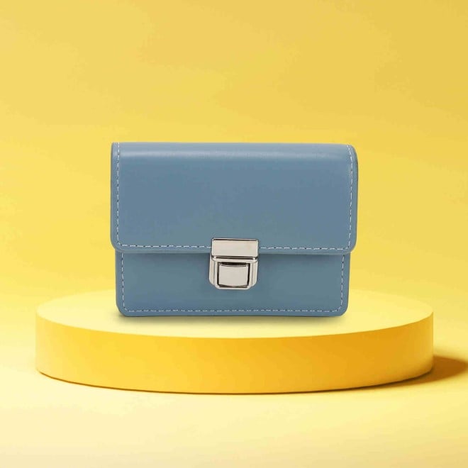 Mochi Women Light Blue Casual Wallet