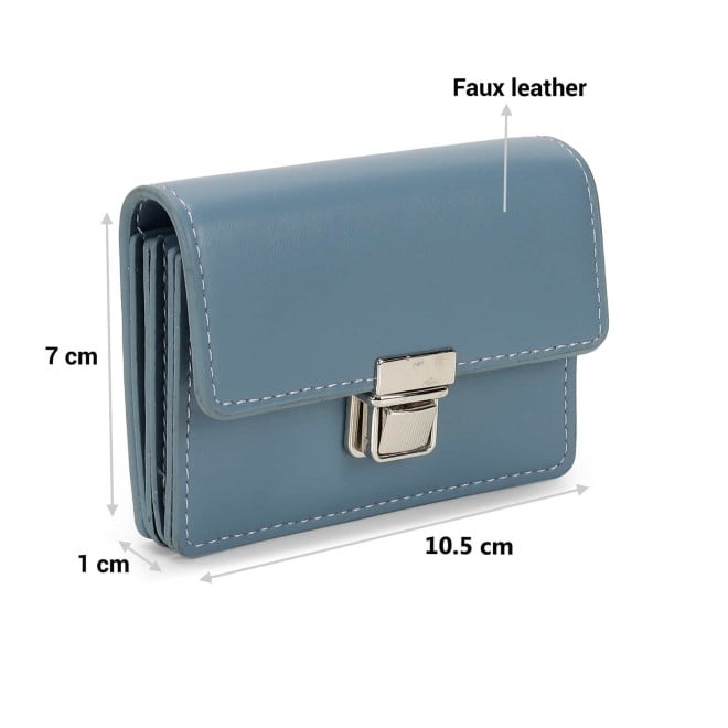 Mochi Women Light Blue Casual Wallet (SKU: 95-173-32-10)