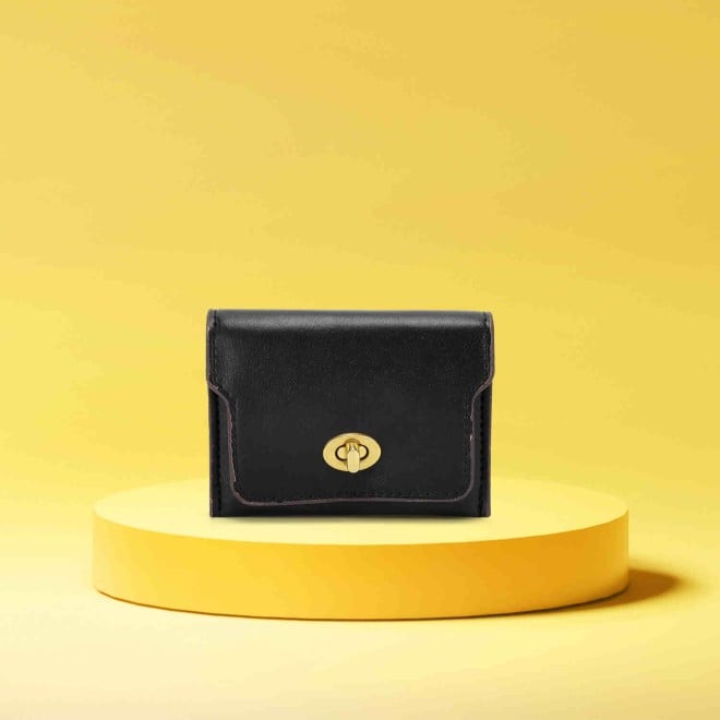Mochi Women Black Casual Wallet