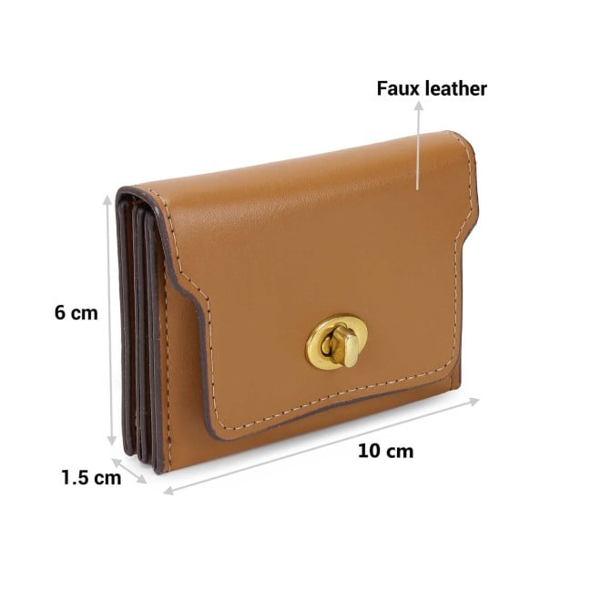 Mochi Women Brown Casual Wallet (SKU: 95-174-12-10)