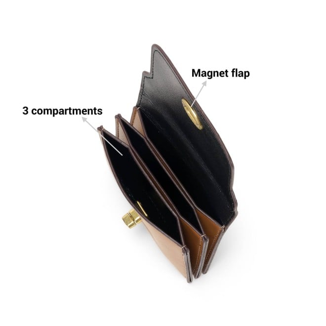 Mochi Women Brown Casual Wallet (SKU: 95-174-12-10)