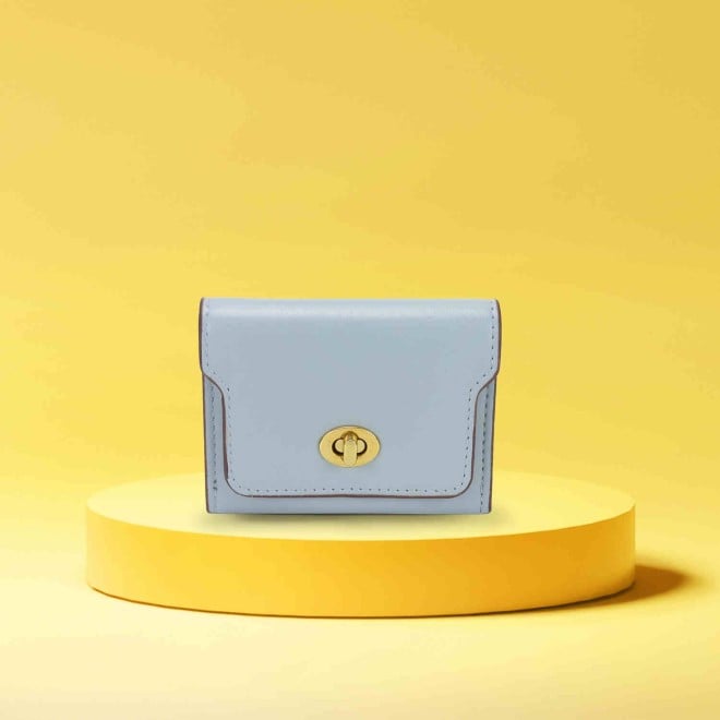 Mochi Women Light Blue Casual Wallet
