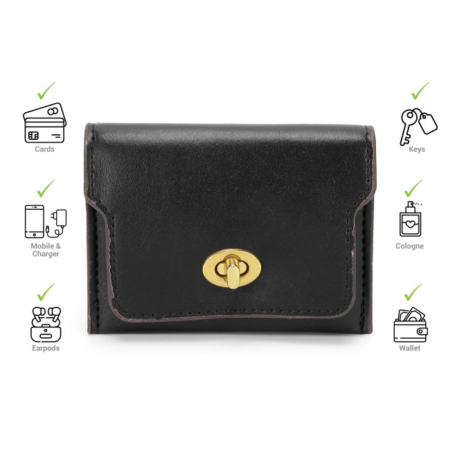 Mochi Women Black Wallet (SKU: 95-174-11-10)