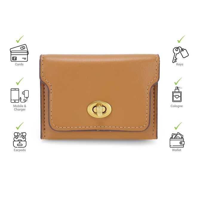 Mochi Women Brown Wallet (SKU: 95-174-12-10)