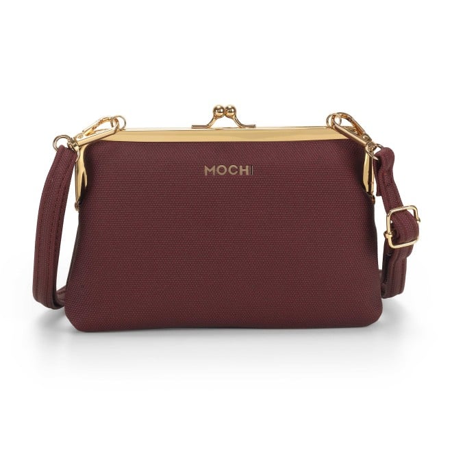 Mochi Women Maroon Clutch (SKU: 95-175-44-10)