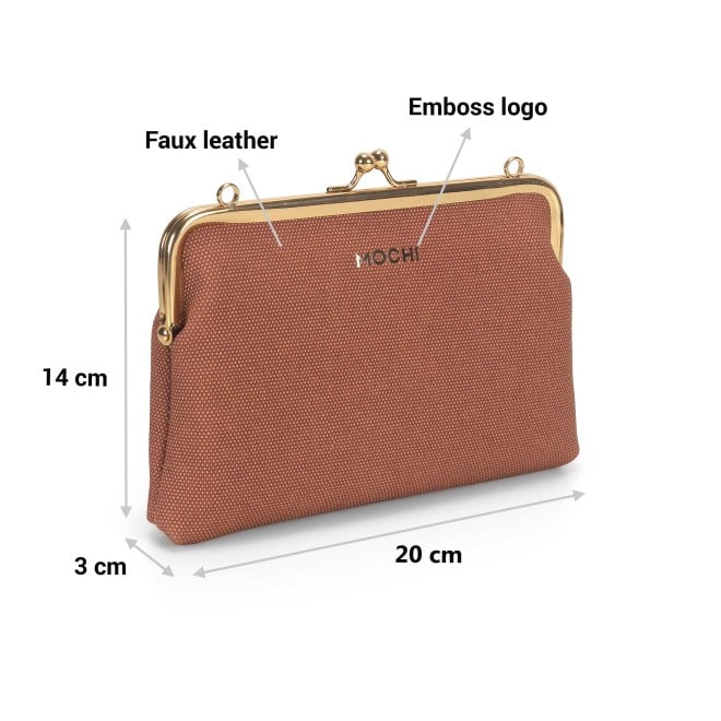 Mochi Women Peach Clutch (SKU: 95-175-80-10)
