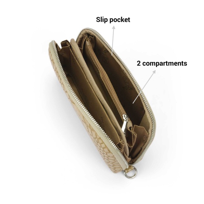 Mochi Women Beige Casual Wallet (SKU: 95-176-20-10)