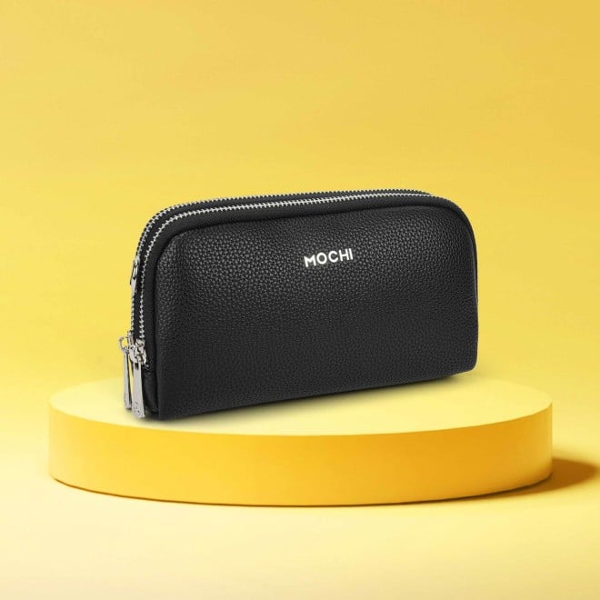 Mochi Women Black Casual Wallet