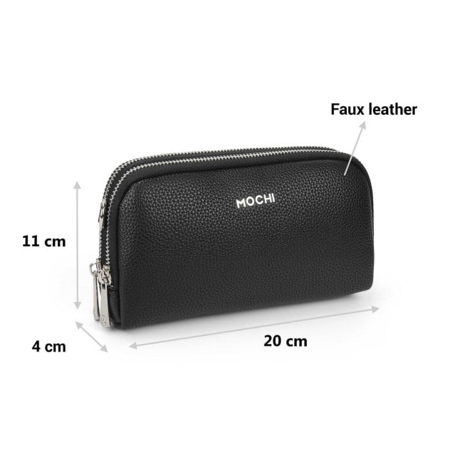 Mochi Women Black Casual Wallet (SKU: 95-177-11-10)