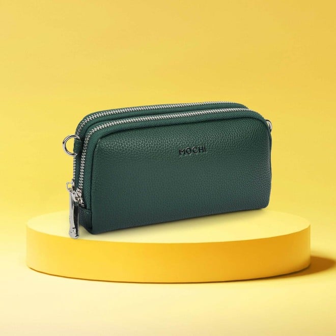 Mochi Women Green Casual Wallet