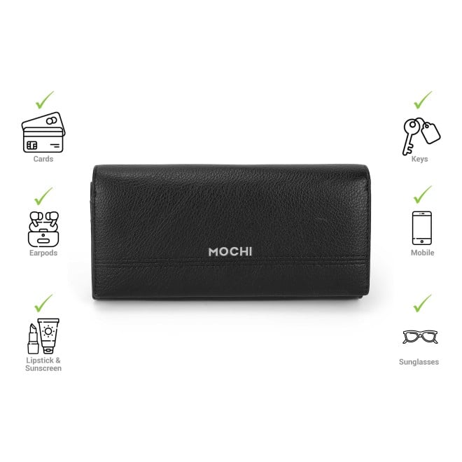 Mochi Women Black Wallet (SKU: 95-178-11-10)