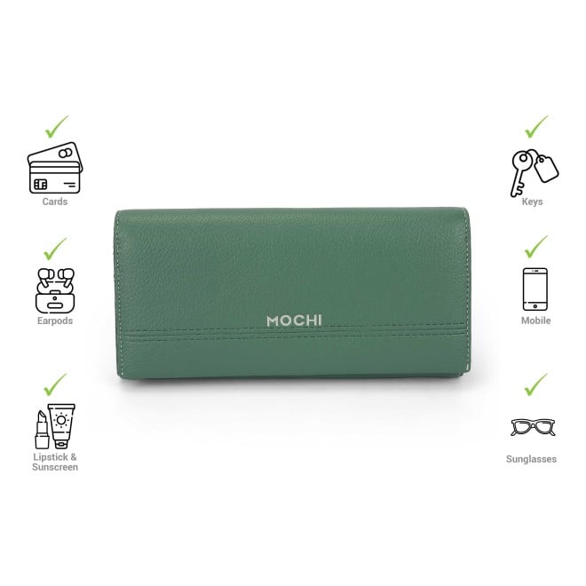 Mochi Women Green Wallet (SKU: 95-178-21-10)
