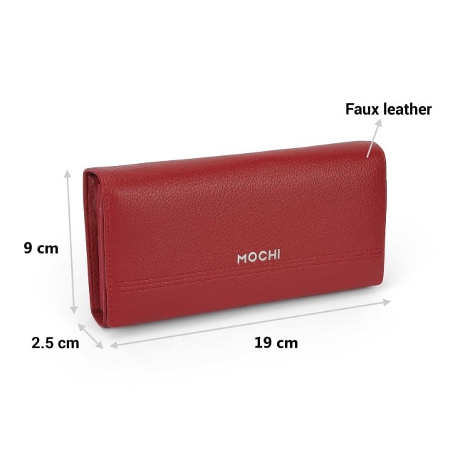 Mochi Women Maroon Wallet (SKU: 95-178-44-10)