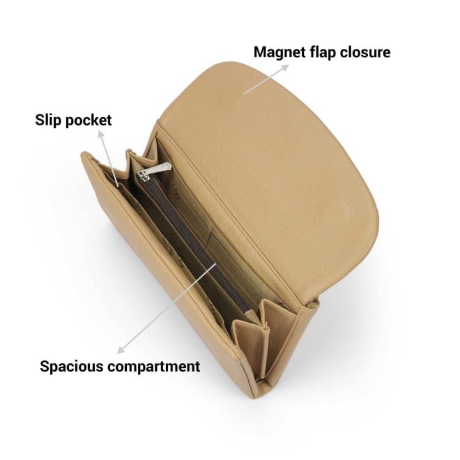 Mochi Women Tan Casual Wallet (SKU: 95-179-23-10)