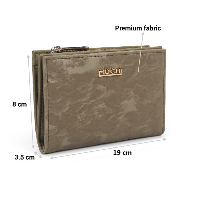 Mochi Women Beige Womens Wallets Zip Around (SKU: 95-184-20-10)