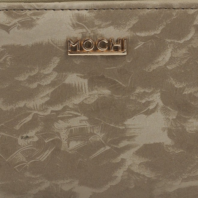 Mochi Women Beige Womens Wallets Zip Around (SKU: 95-184-20-10)