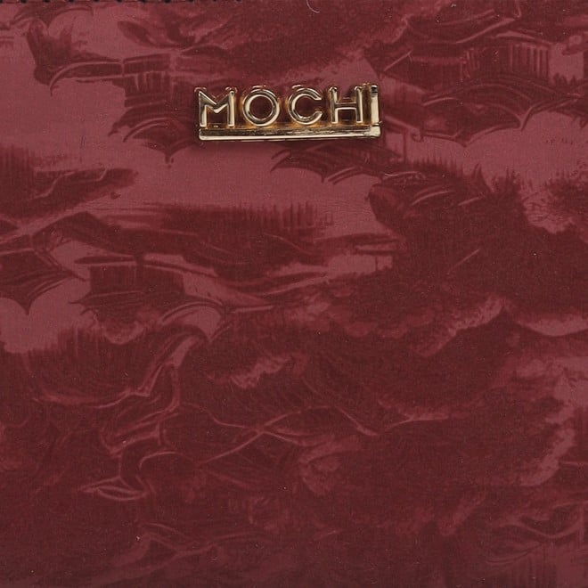 Mochi Women Maroon Womens Wallets Zip Around (SKU: 95-184-44-10)