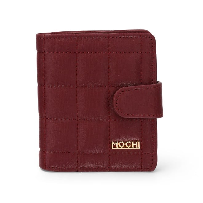 Mochi Women Maroon Wallet (SKU: 95-187-44-10)