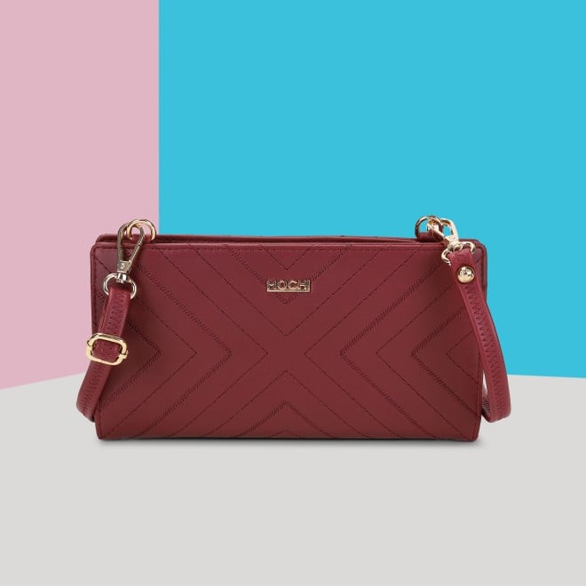 Mochi Women Maroon Wallet