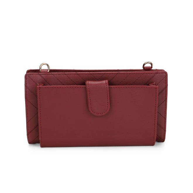 Mochi Women Maroon Wallet (SKU: 95-188-44-10)