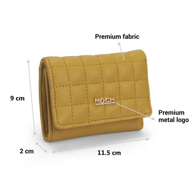 Mochi Women Yellow Wallet (SKU: 95-190-33-10)