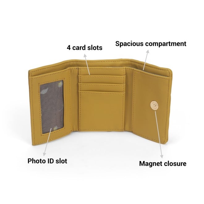 Mochi Women Yellow Wallet (SKU: 95-190-33-10)