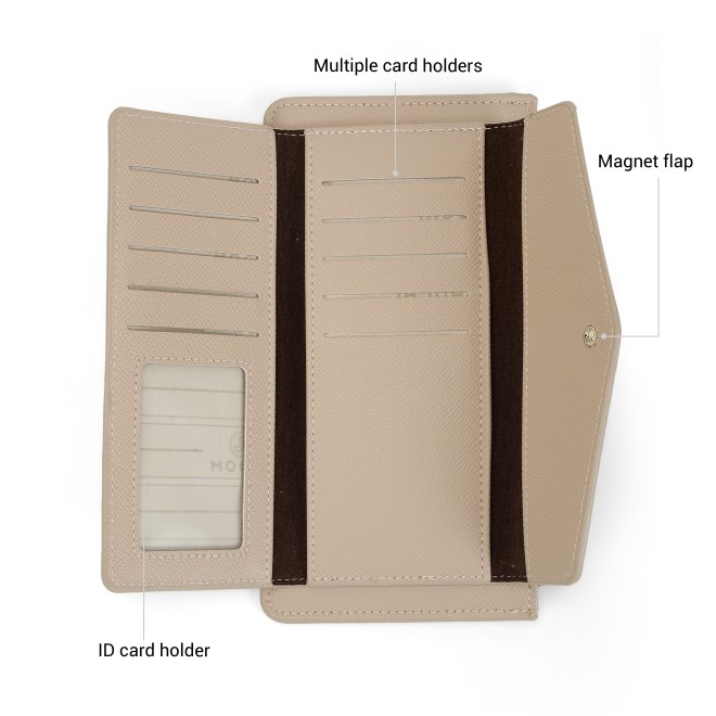 Mochi Women Beige Wallet (SKU: 95-225-20-10)