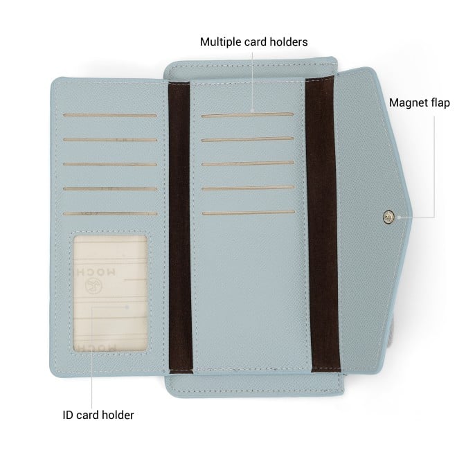 Mochi Women Blue Wallet (SKU: 95-225-45-10)