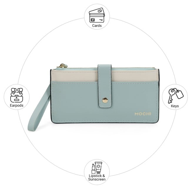 Mochi Women Green Wallet (SKU: 95-227-21-10)