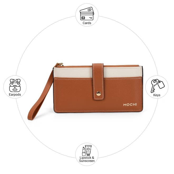 Mochi Women Tan Wallet (SKU: 95-227-23-10)