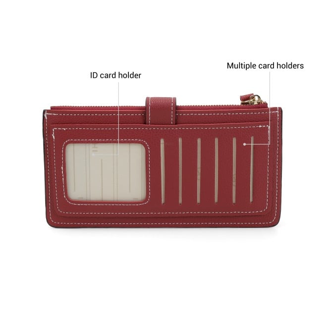 Mochi Women Maroon Wallet (SKU: 95-227-44-10)