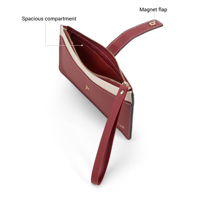 Mochi Women Maroon Wallet (SKU: 95-227-44-10)