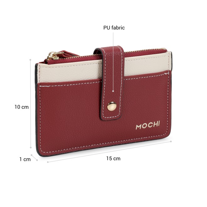 Mochi Women Maroon Wallet (SKU: 95-228-44-10)