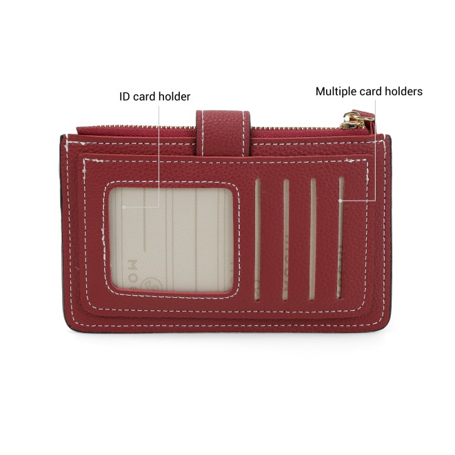 Mochi Women Maroon Wallet (SKU: 95-228-44-10)