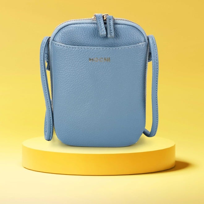 Mochi Women Light-blue Mobile Cover