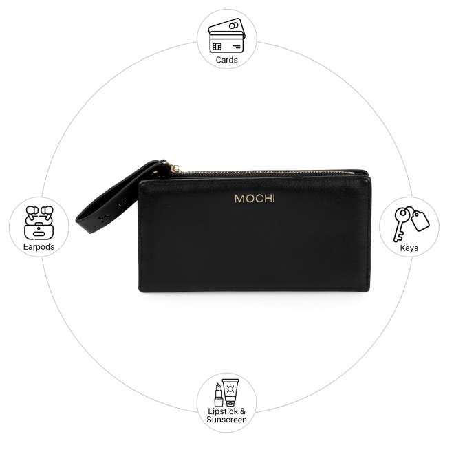 Mochi Women Black Wallet (SKU: 95-233-11-10)